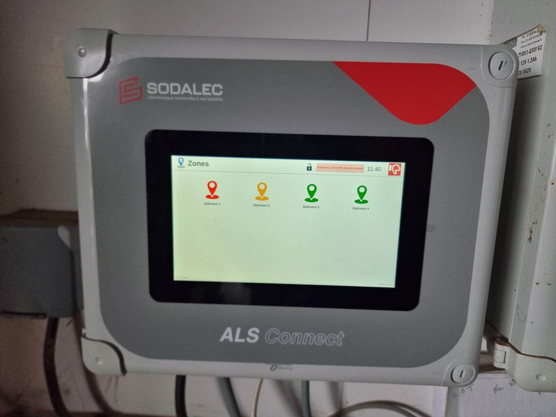 Première installation de l'ALS Connect - SODIS